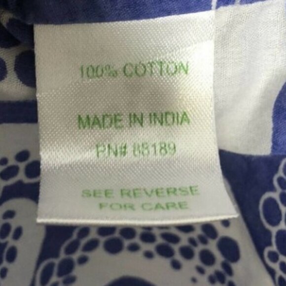 Lilly Pulitzer Captiva Tunic Bubbly Blue Octopus **Rare Find Print** Sz Large - Picture 9 of 10